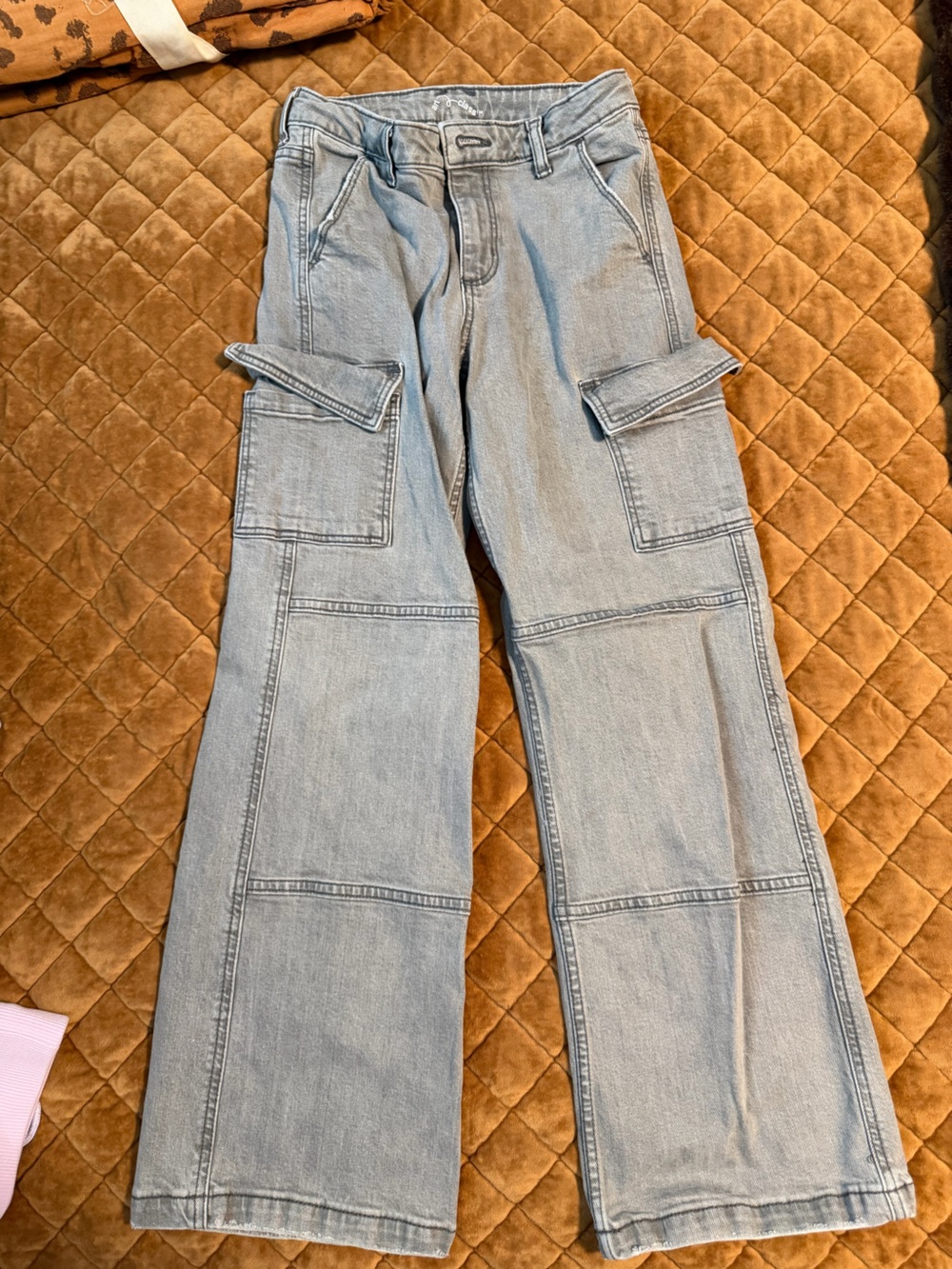 Girls Art class Light grey Relaxed Carpenter Jeans